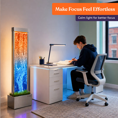 Special Supplies Floor Standing Bubble Tube Lamp Color Changing LED Lights