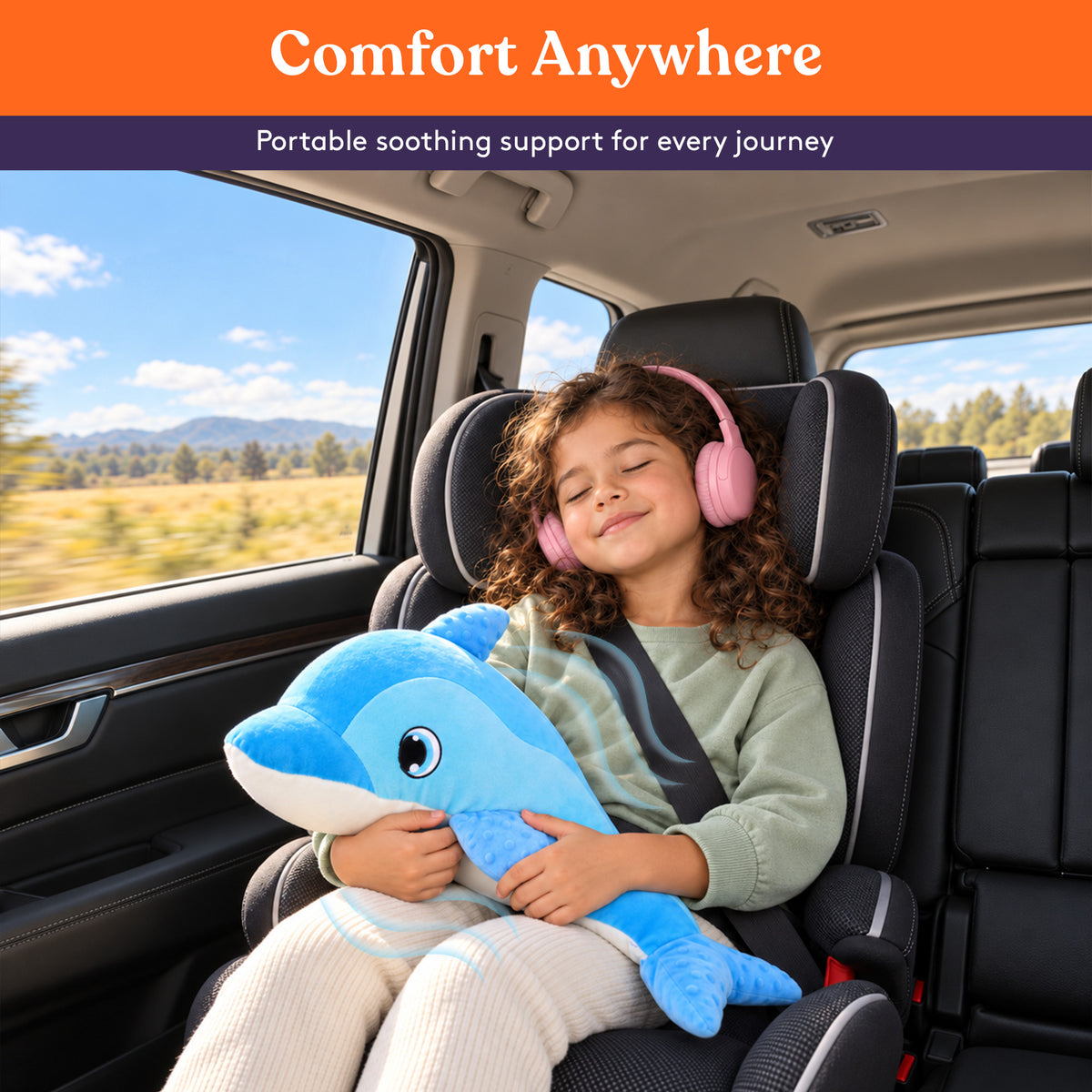 Sensory Vibrating Pillow-Whale
