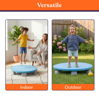 Special Supplies Kids Trampoline Rebounder Bouncing Board  Sensory Balance and Bounce Toy for Indoor and Outdoor Kids Toys - Outdoor Play Equipment