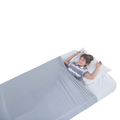 Sensory Bed Sheet for Kids Compression Alternative to Weighted Blankets - Gray