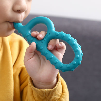 B-Buddy Oral Sensory Toys for Kids, Smooth and Textured Stimulation for Toddlers 3+, Soft and Flexible Chewing Surface, Therapeutic Support for Stress, Anxiety, or Autism