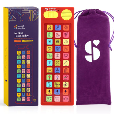 Medical Talker Buddy AAC Communication Device for Non-Verbal Patients, Kids & Adults – Hospital Bedside Speech Therapy Aid, Recordable Talking Device, Portable AAC for Medical, Clinical, Home & School Use