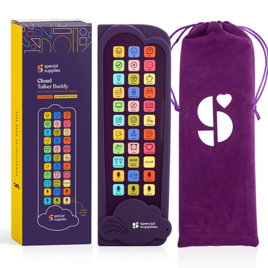 Talker Buddy AAC Communication Device for Non-Verbal Kids & Adults – Speech Therapy Aid, Recordable Talking Device, Portable AAC Device for Special Needs, Hospital, Home, School