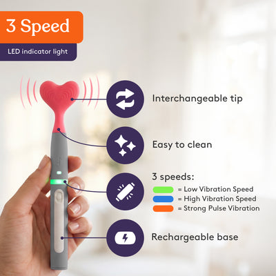 BUZZ BUDDY™ Rechargeable Oral Stimulation Kit (12 Tips Included)