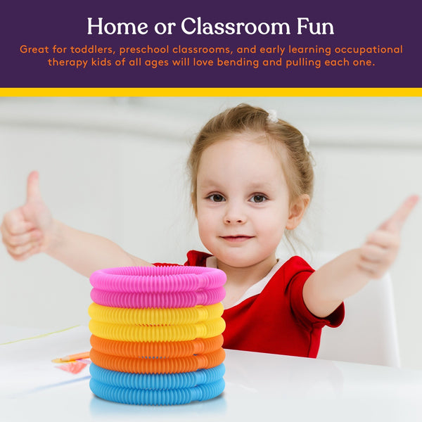 Pop Tubes Set Pop Tubes (Multi-Color): 8 Pack – Special Supplies