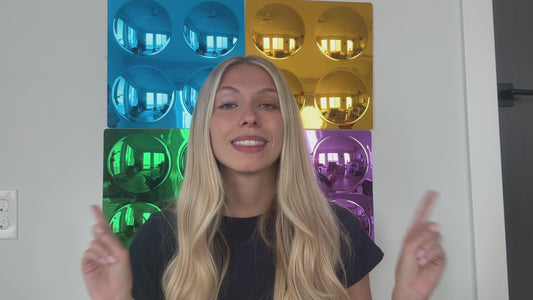 Special Supplies Sensory Bubble Wall Mirror - Interactive Colorful Acrylic Mirrors for Wall Decoration and Sensory Toys for Kids Classroom or Home - Room Decor -Visual, Tactile Stimulation - (4)