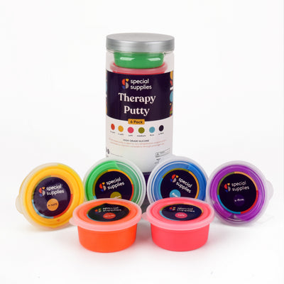 Therapy Putty (Primary Colors): 6 Pack