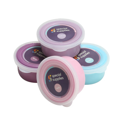 Special Supplies Therapy Putty for Kids and Adults - Resistive Hand Exercise Stress Relief Therapy Putty Kit, Set of 4 Strengths, Three Ounces of Each Putty