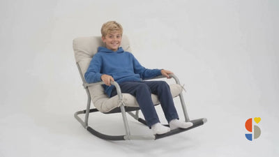 Special Supplies Sensory Rocking Chair for Preteens - Comfortable Preteen Rocker- Versatile Floor Chair with Soft Fabric and Stability for Playroom, Bedroom Ages 8-12