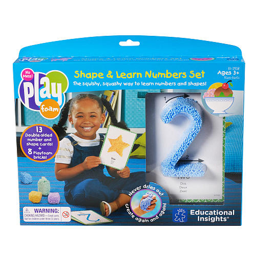 Playfoam Shape & Learn Numbers Set