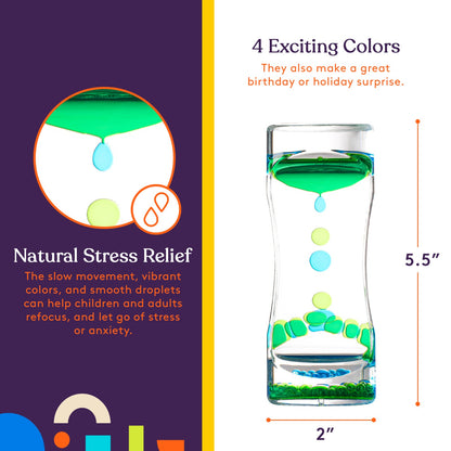 Liquid Motion Bubbler Toy (4-Pack)