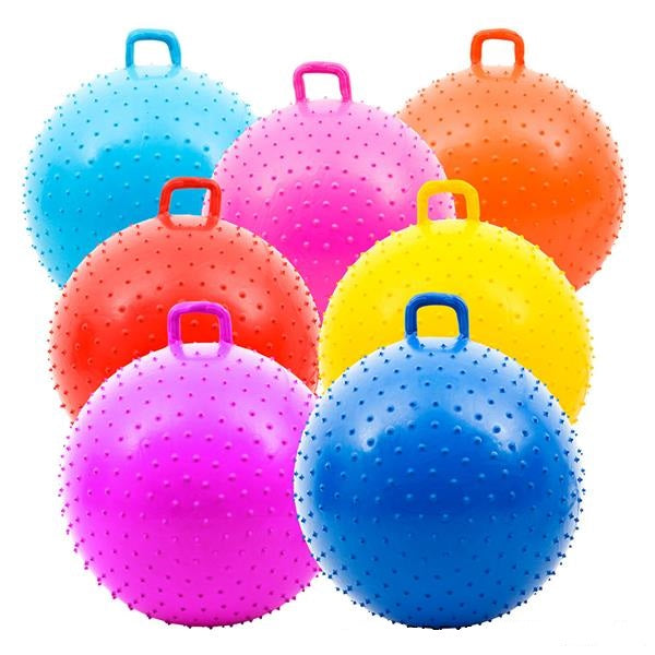 Knobby Bounce Hopper Ball With Handle 36"