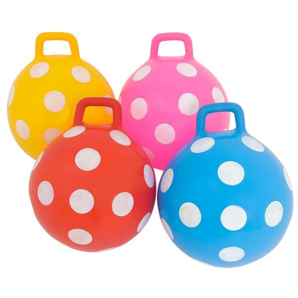 Dots Hopper Ball With Handle 18"