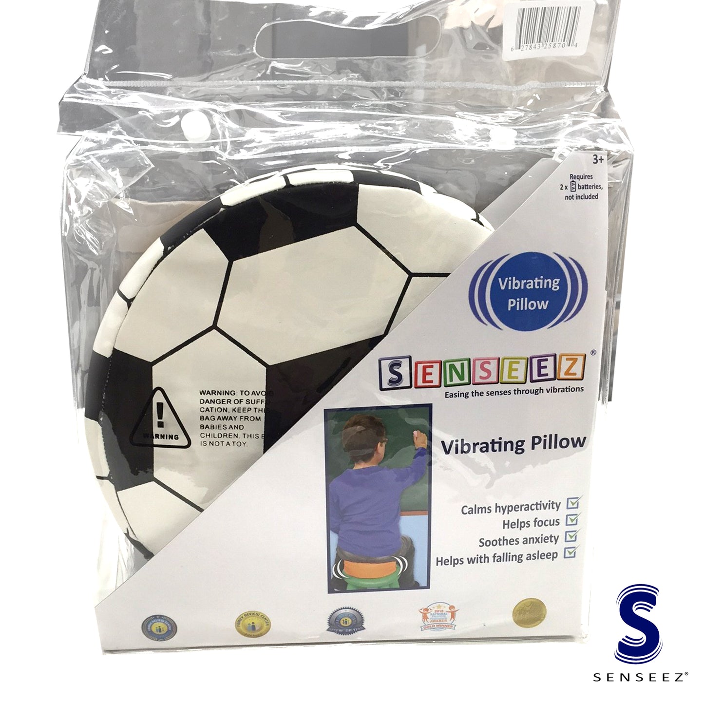 Senseez Vibrating Pillow - Soccer Ball