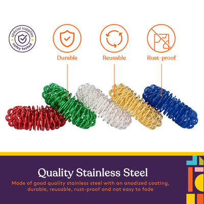 Spiky Acupressure Rings (Pack of 10)