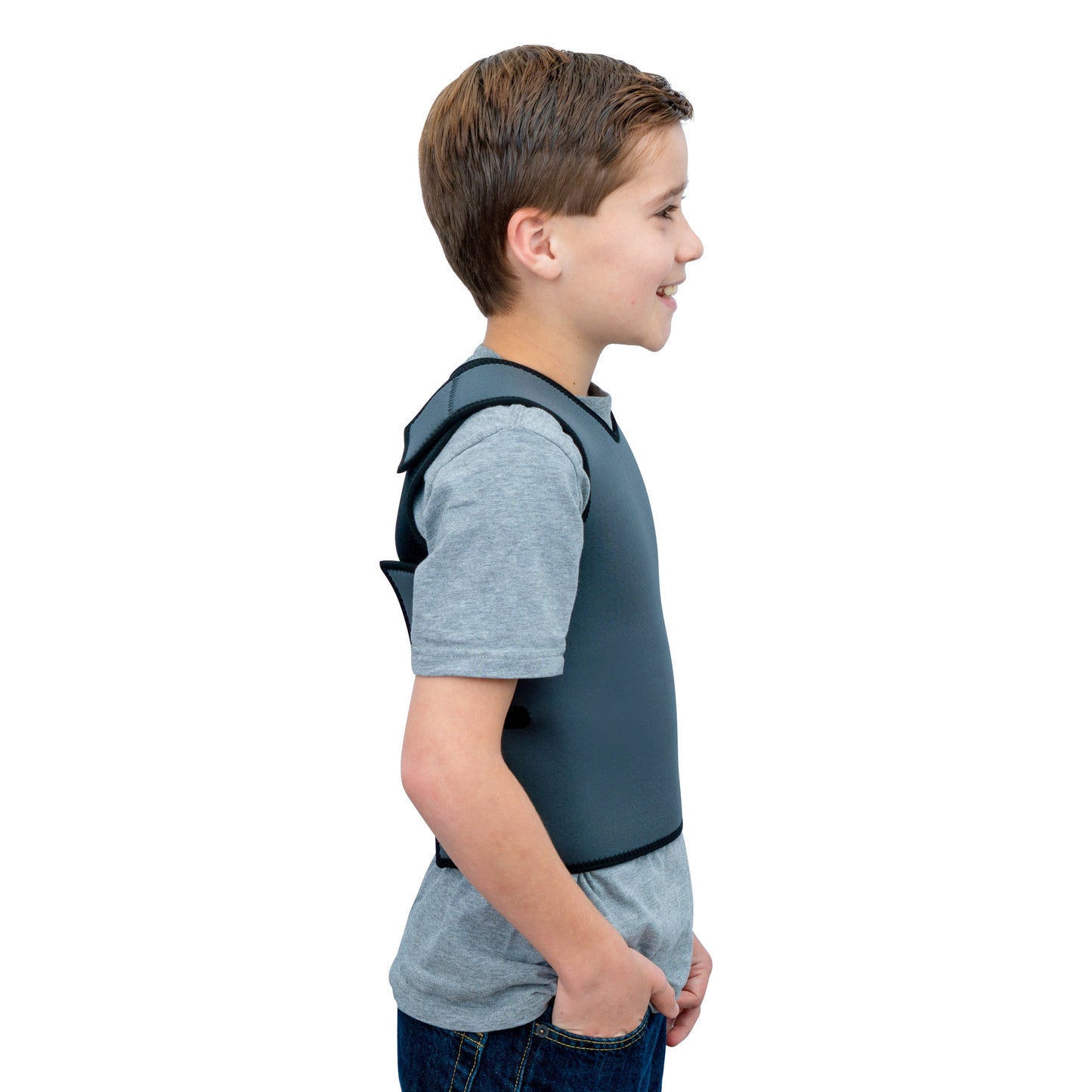 Deep Pressure Compression Sensory Vest (6 Sizes) Comfortable Breathable, Form-Fitting for Kids and Adults