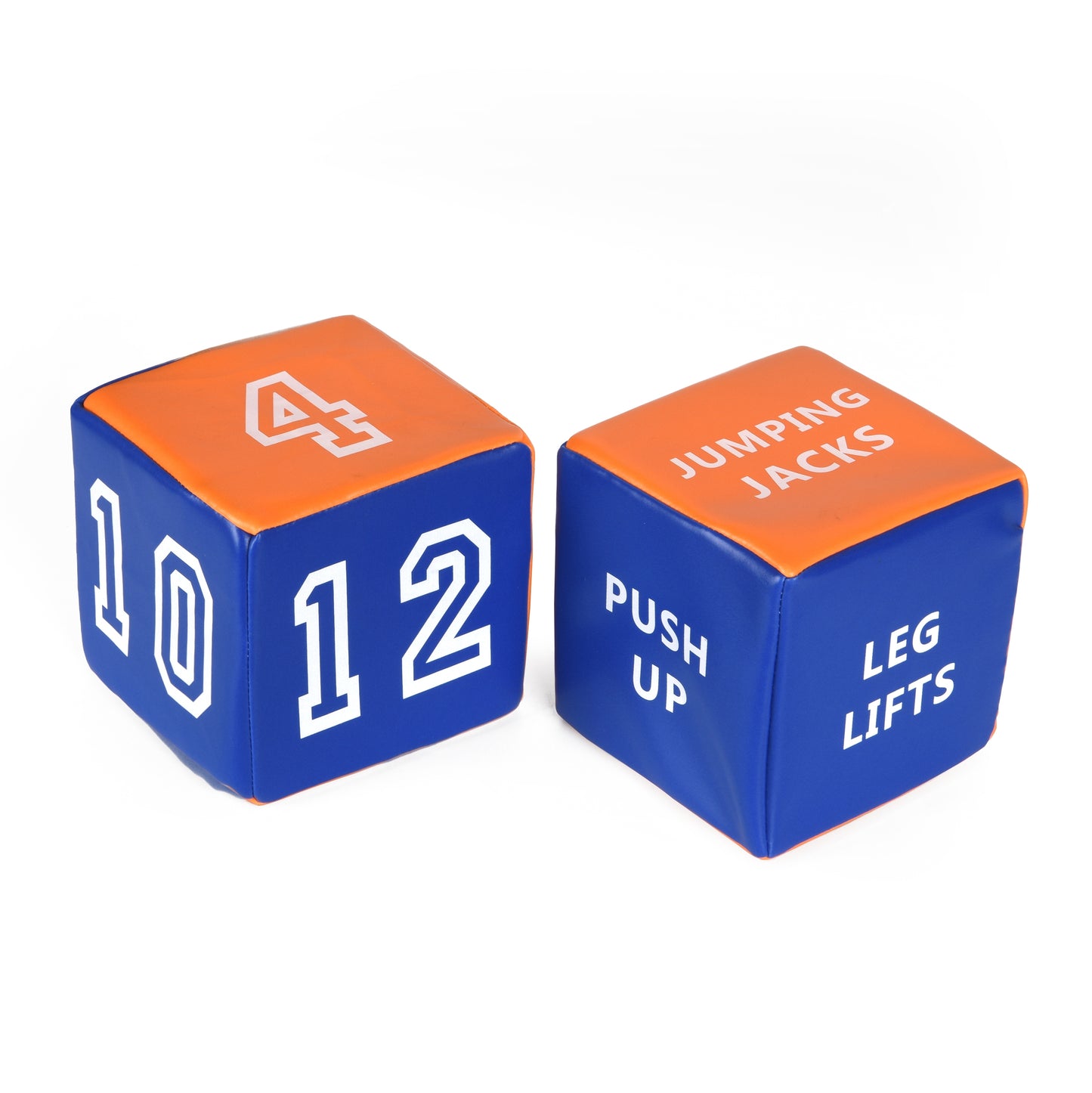 Fitness Dice Plush Pair of 2 (5"x5")