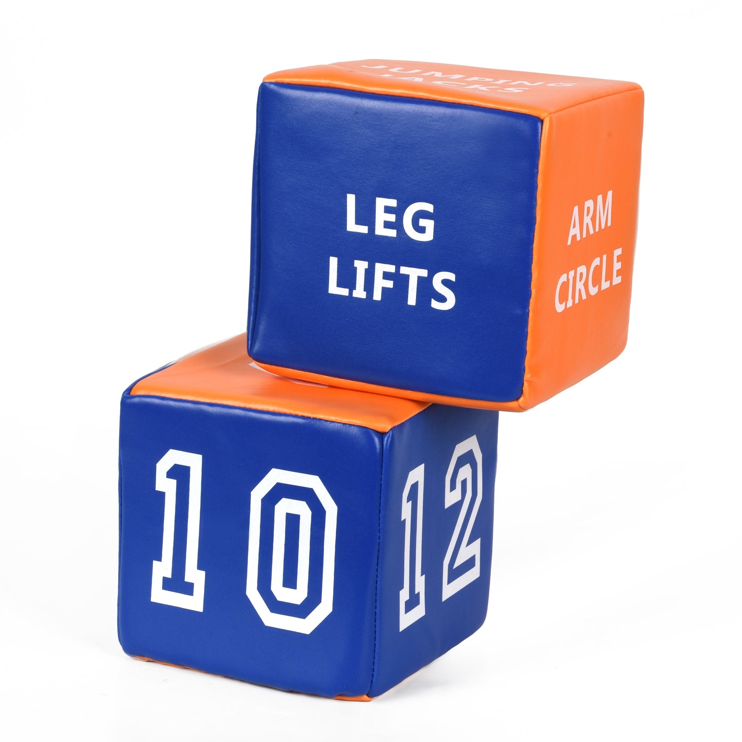 Fitness Dice Plush Pair of 2 (5"x5")