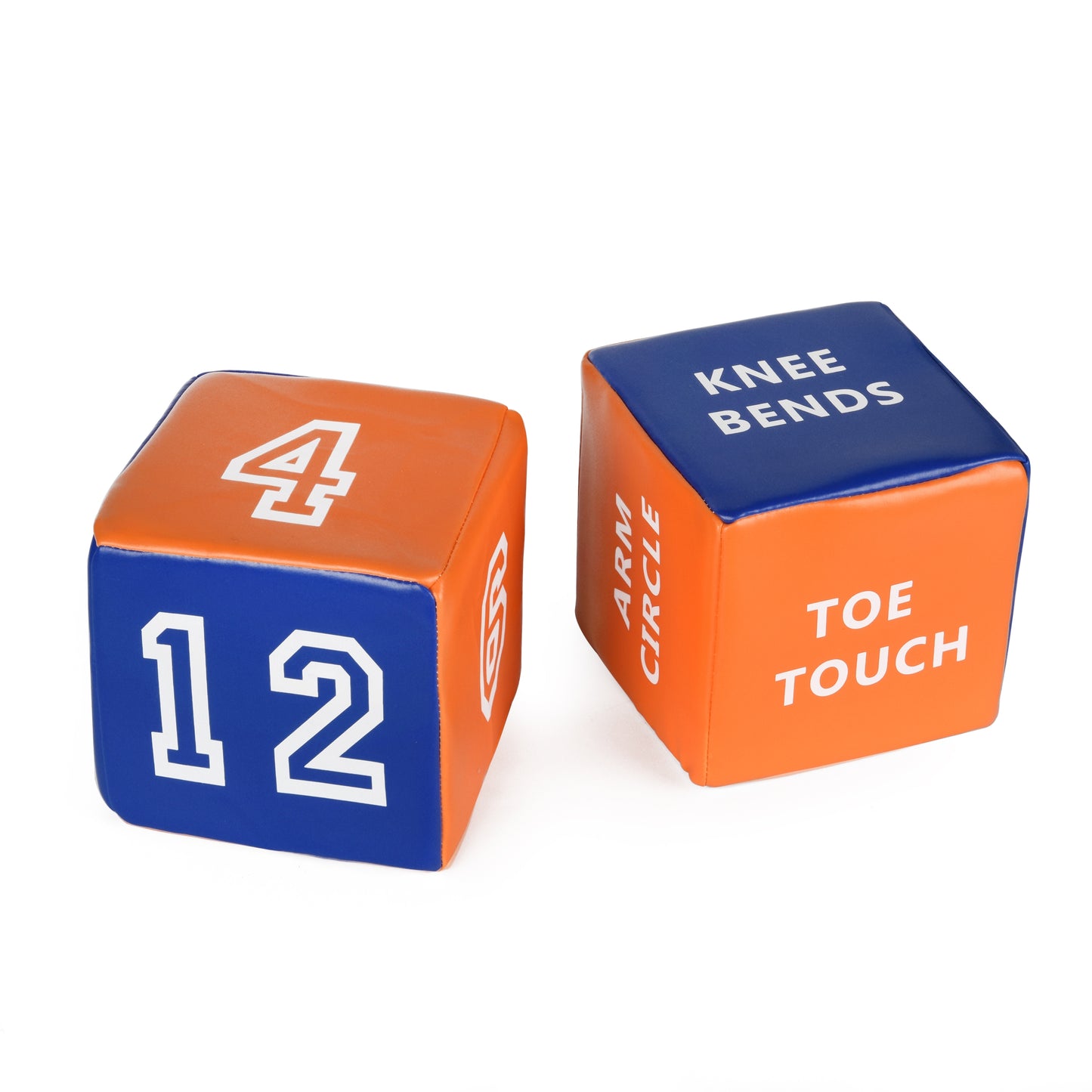 Fitness Dice Plush Pair of 2 (5"x5")