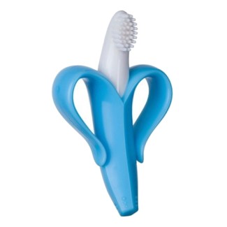 BABY BANANA Brush Training Toothbrush Teether Blue