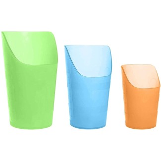 Flexible Drinking Cups with Nose Mold Cutout