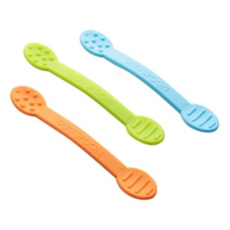 Duo Spoon 3-Pack - Blue, Orange, Green 