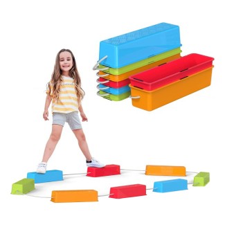 Balance Beams Stepping Stones for Kids, 8 Pc. Set