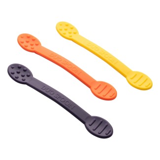 Duo Spoon 3-Pack - Purple, Orange, Yellow