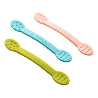 Duo Spoon 3-Pack - Light Pink, Light Blue, Light Green