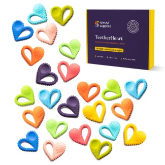 Teether-Heart Spoon - Value Pack - 24 Pieces 