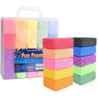 FUN FOAM Modeling PlayFoam Beads Play Kit (10 Blocks) 