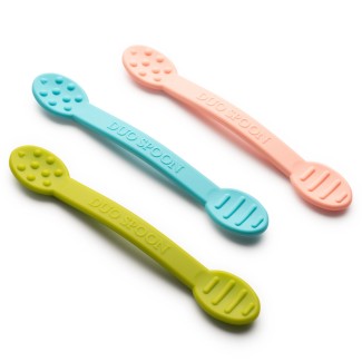 Duo Spoon 3-Pack - Light Pink, Light Blue, Light Green