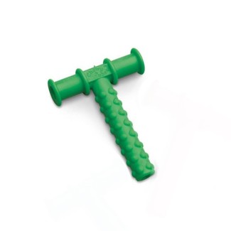 Chewy Tubes Oral Motor Tool: Green Knobby