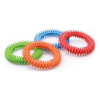 Spiky Sensory Ring Fidget Toy (Pack of 4) - BPA/Phthalate/Latex-Free 