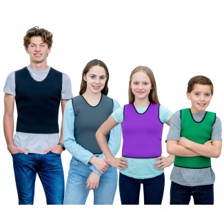 Deep Pressure Compression Sensory Vest: Comfortable Breathable, Form-Fitting for Kids & Adults