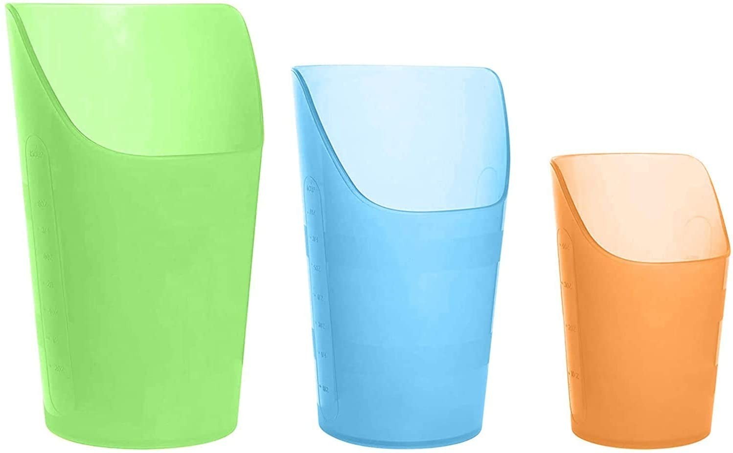 Combo Pack of 9 Flexible Drinking Cups with Nose Mold Cutout, 9 Pc. Set for  Physical Therapy