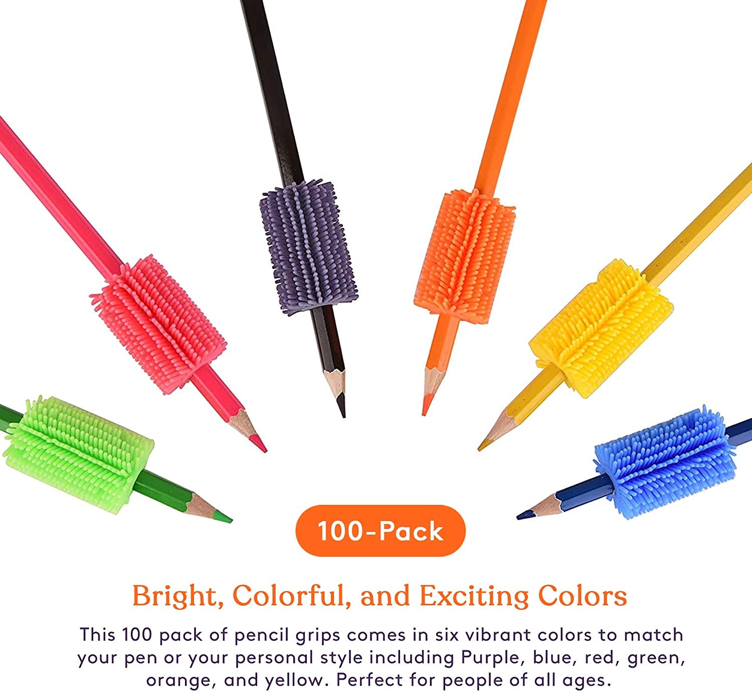  Pencil Grip Textured Pop Beads, Assorted 100 per Pack : Arts,  Crafts & Sewing