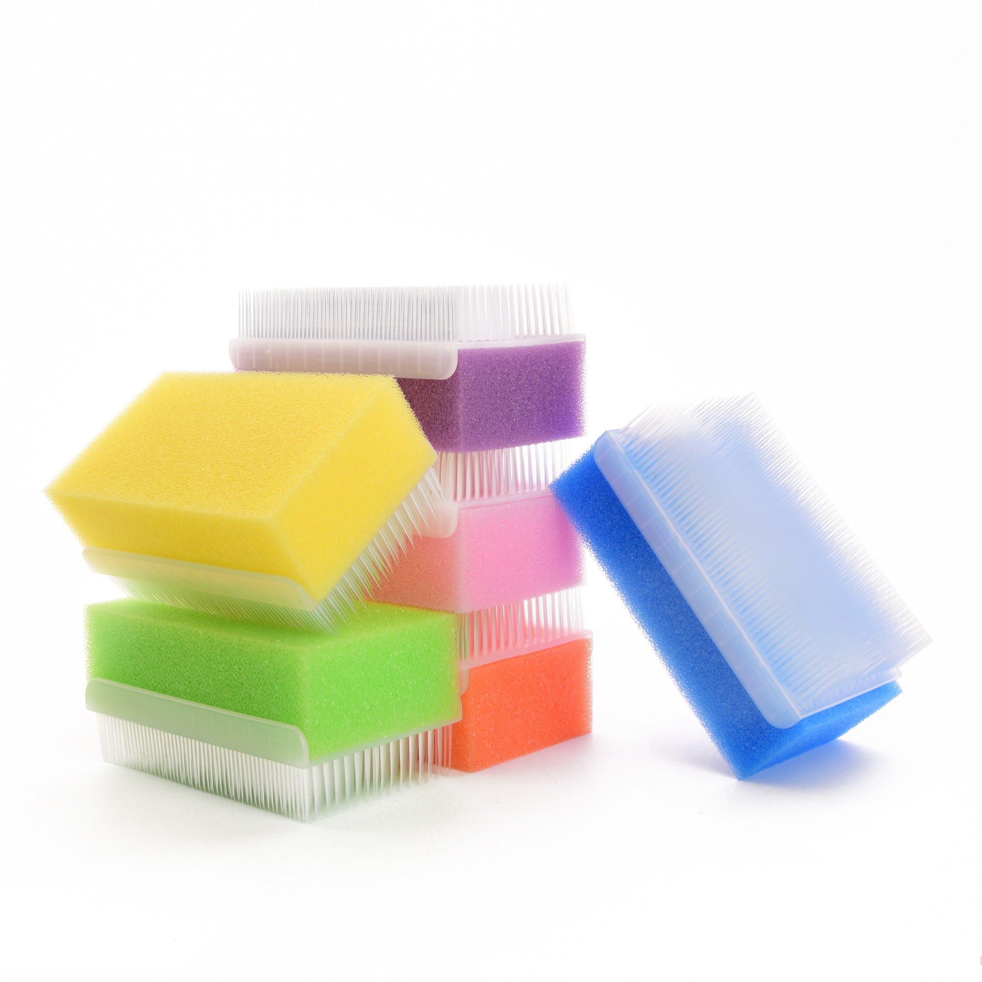 Children Shower Cleaning Tools Sponge Plastic Baby Sensory Brushes Massage  Brush Training Equipment Bath Brushes