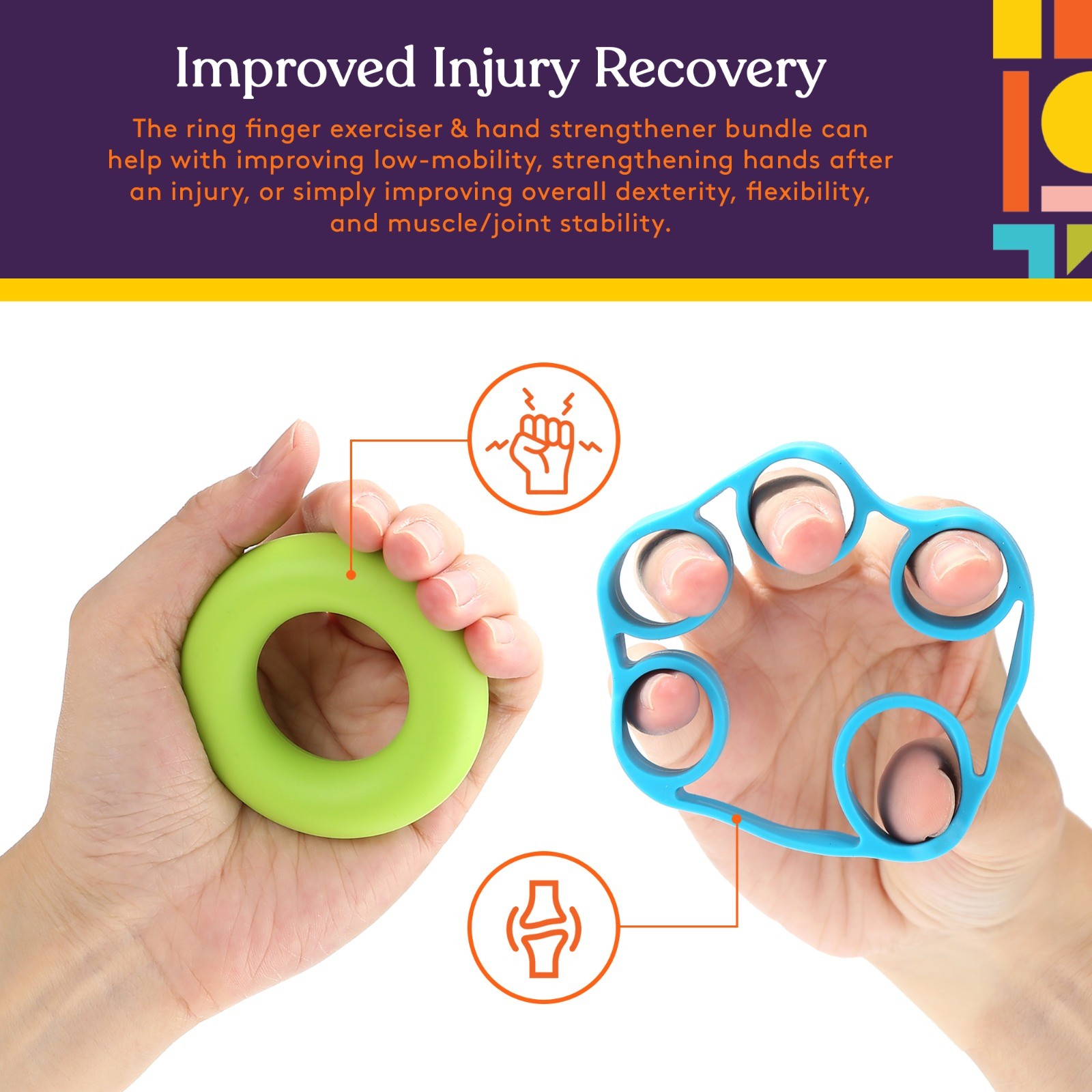 New Fidget Toys Kids Adult Hand Finger Strength Training Grip
