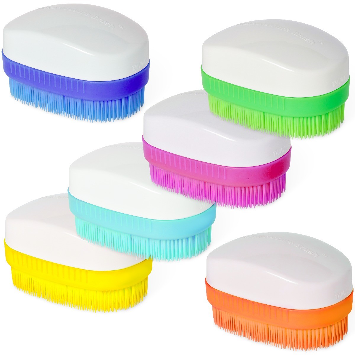 Wilbarger Sensory Brushes Colorful (Set of 6)