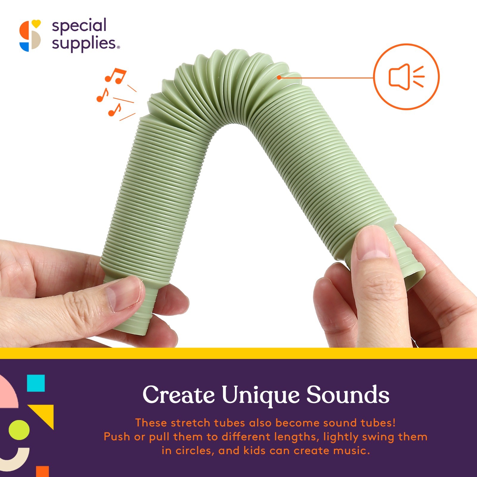 Colorful Sensory Fidget Animal Stretchy String - Set of 12